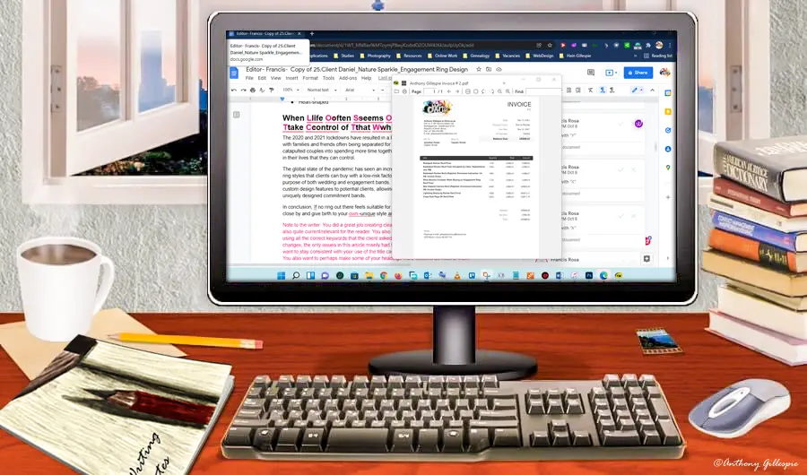 Exploring the Remote Job Market: Copywriting for Captain Words